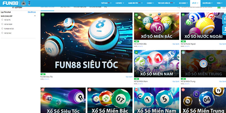 Xổ số Fun88